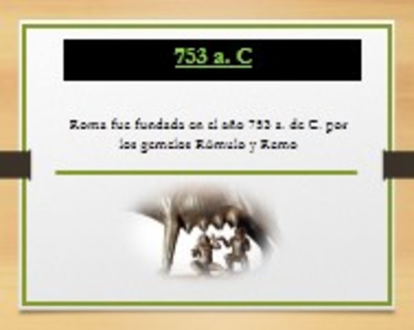 Creacion de la Monarquía romana