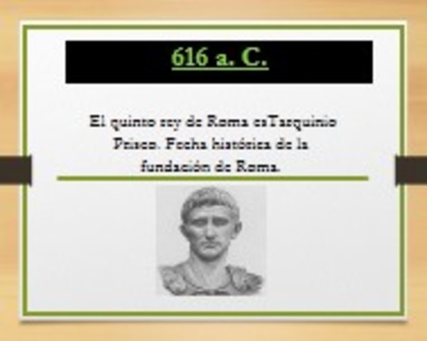 El quinto rey de roma
