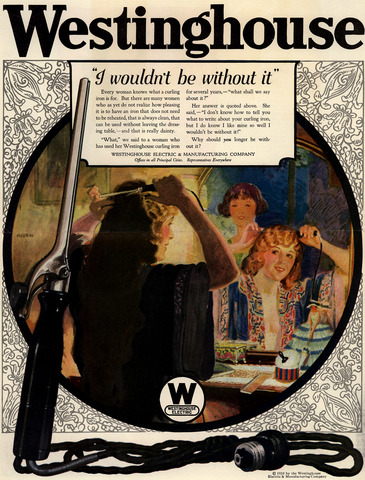 First electric Curling Iron