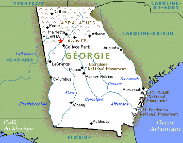 Cuarto estado en ratificar la Constitución fue Georgia