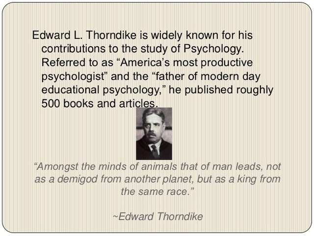 Edward Thorndike
