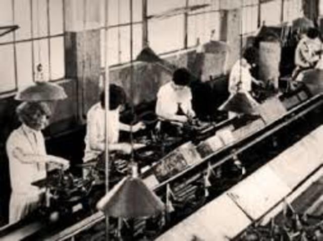 INICIOS DE LA PRODUCCION EN CADENA