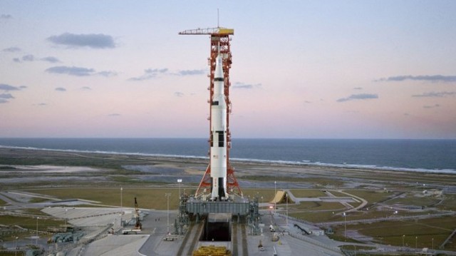 El cohete Saturno V (Estados Unidos9