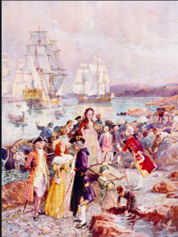 Arrival of Loyalists in Quebec
