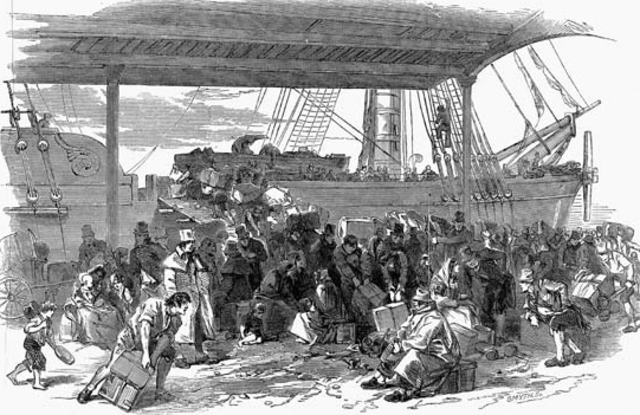 Arrival of the Irish in Quebec
