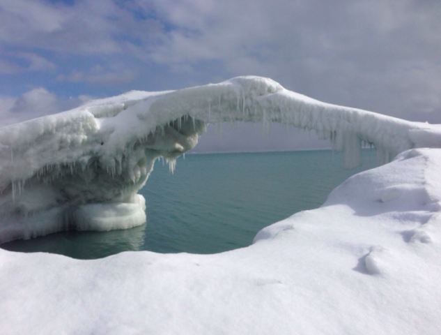 Ice bridge
