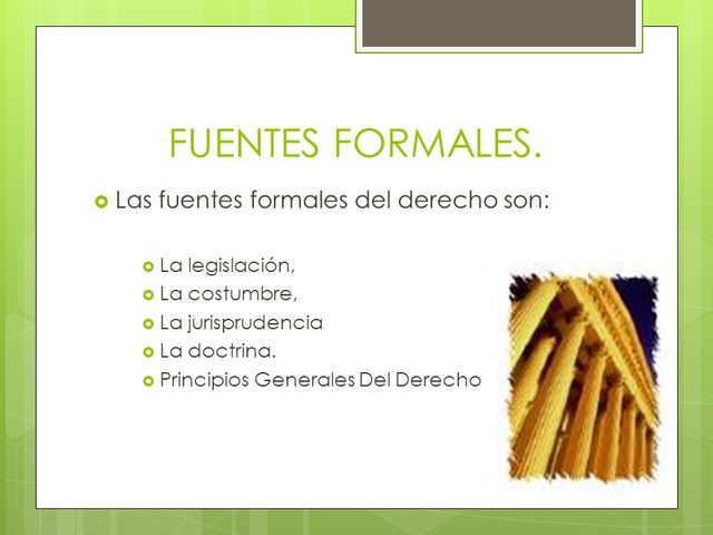 Fuentes formales del derecho en el principado o diarquia