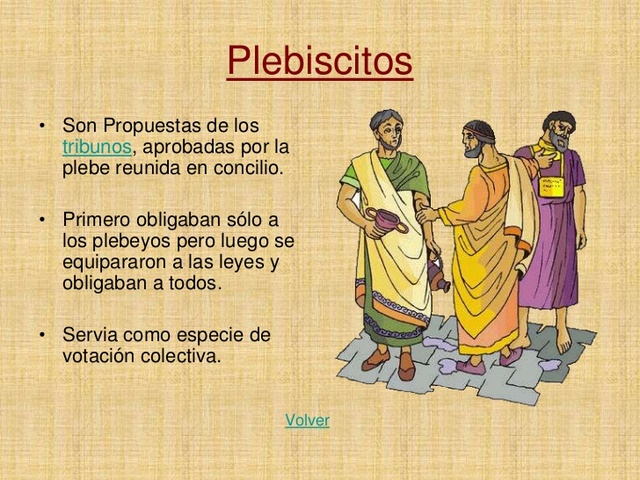 "LOS PLEBISCITOS"