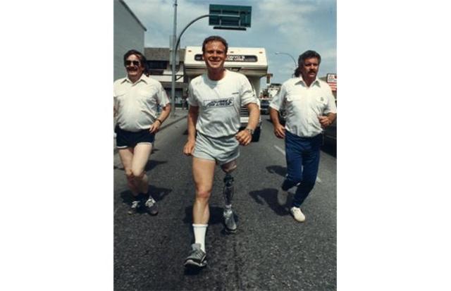 Steve Fonyo replicates Fox's Run with his "Journey For Lives"