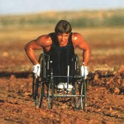 Paralympic Athlete Rick Hansen inspired by Fox begins his "Man in Motion World Tour"