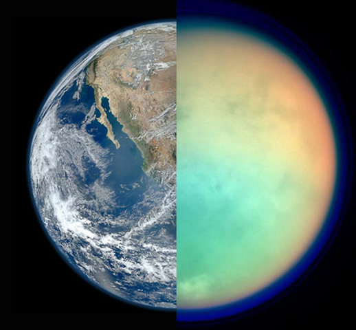 Titan is revealed to be very similar to Earth in terms of structure.