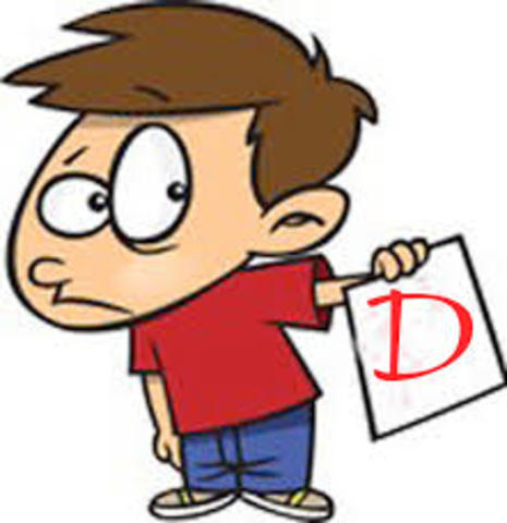 Got all D's in eighth grade