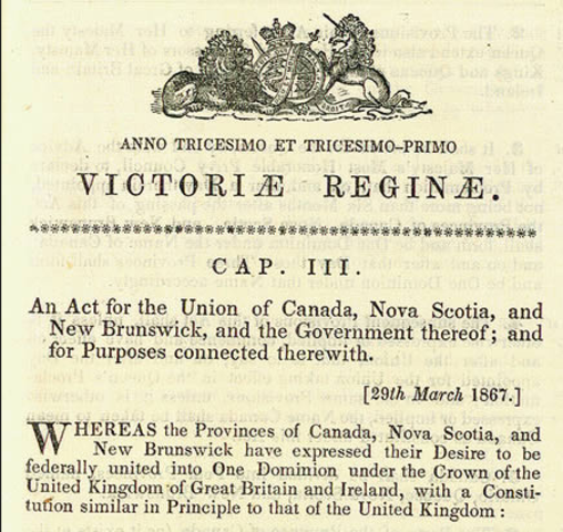 British North Amrica Act