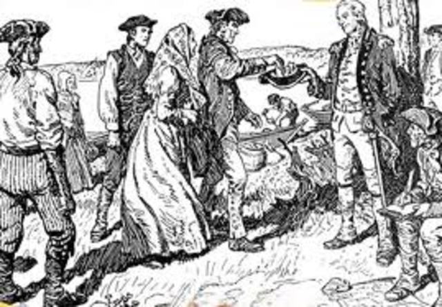 Immigration of loyalists and Americans