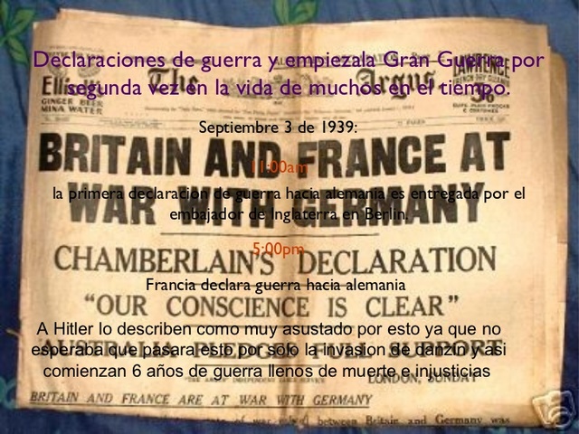 Declaración de guerra