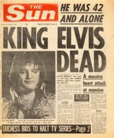 Elvis Presleys death