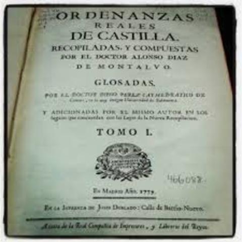 Ordenanza reales de castilla