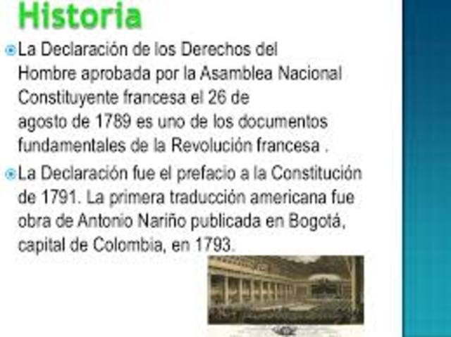 declaracion universal de los derechos del ciudadano y del hombre
