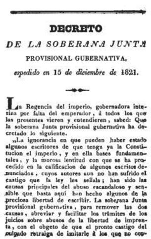 La soberana junta provisional