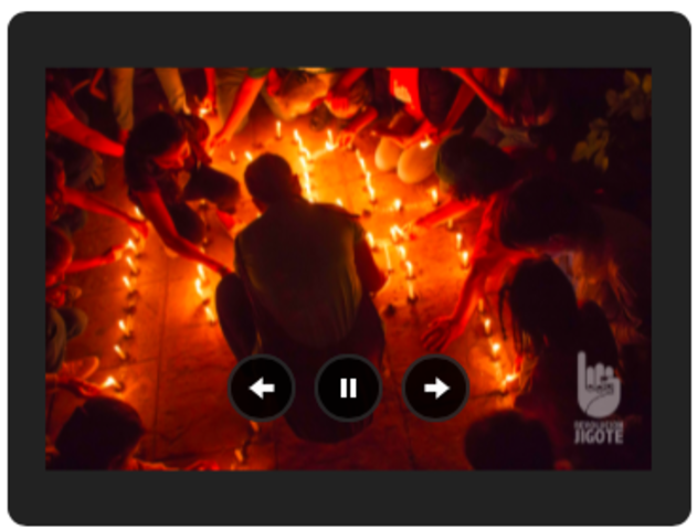 Voluntarios Jigote participaron en La Hora del Planeta