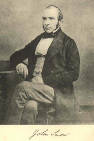 John Snow stops outbreak of cholera