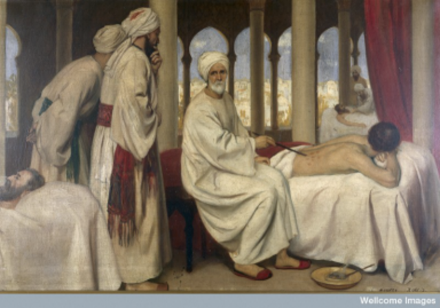 hospitals were based off muslim and christian religion