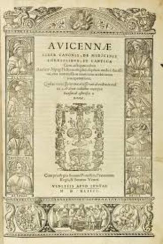 Avicenna completed his book "The Laws of Medicine"