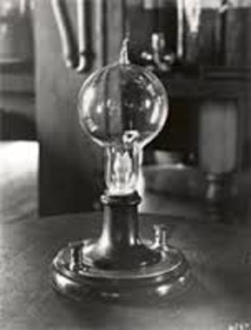 First electric light is invented