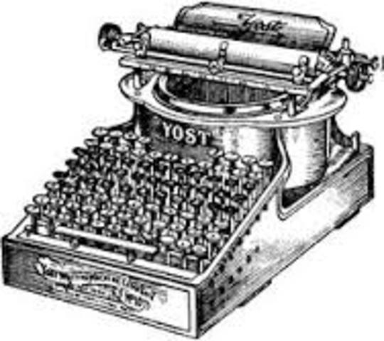 Typewriter is invented