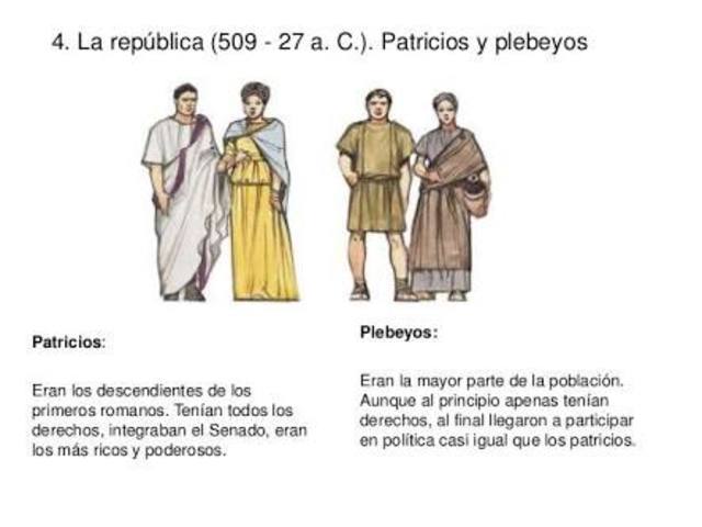 753 a. C La sociedad romana