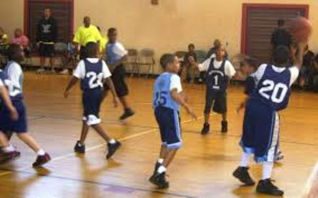 My first basketball game