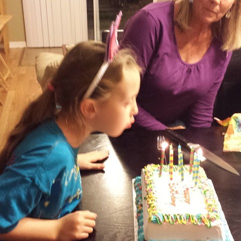 Elise turns 8  :)