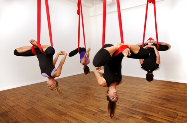 I started Aerial Yoga!