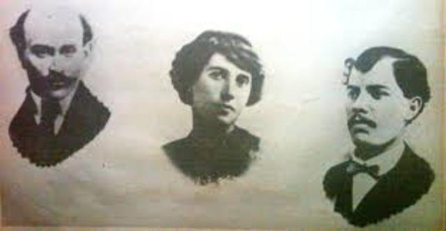 Los hermanos Serdán (Aquiles, Carmen y Máximo)