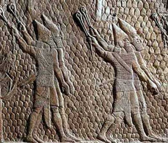 Assyrians conquer  much of Mesopotamia