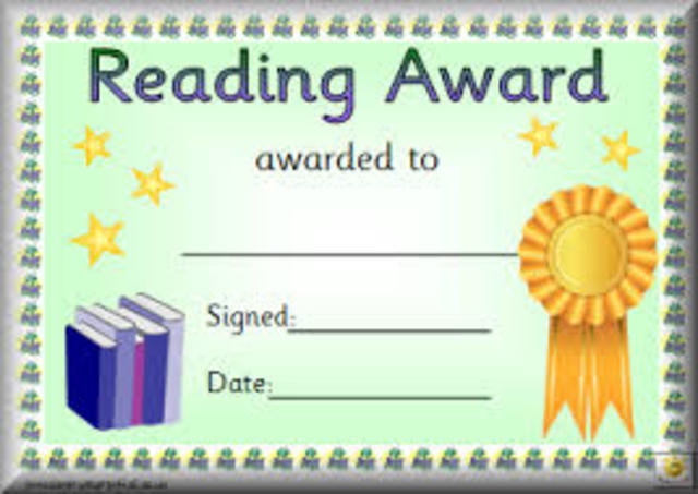 The top reading student