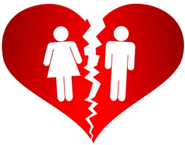 Parents got divorced