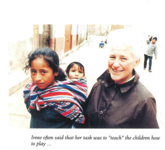 She went to Huasahuasi to serve the poor