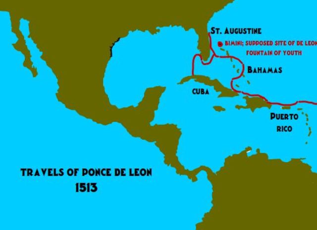 Juan Ponce de Leon Explores Florida