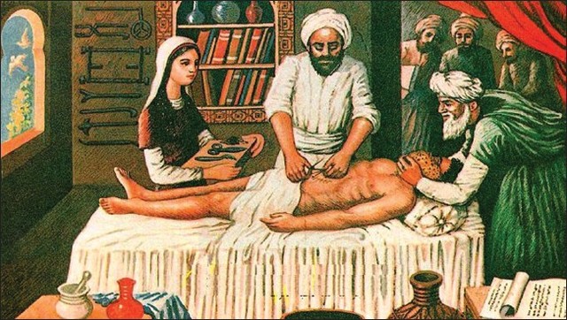 Surgeons relied on opiates for anethesia and poured wine on wounds as an antispectic.