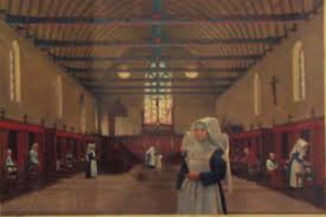 There may have been as many as 400 hospitals in England.