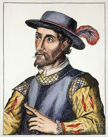 Juan Ponce de Leon explores Florida