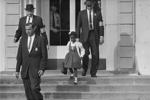 Ruby Bridges attends William Frantz Elementary School