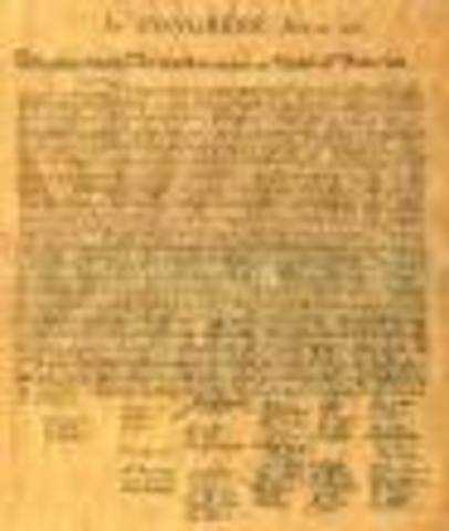 The declaration of independence
