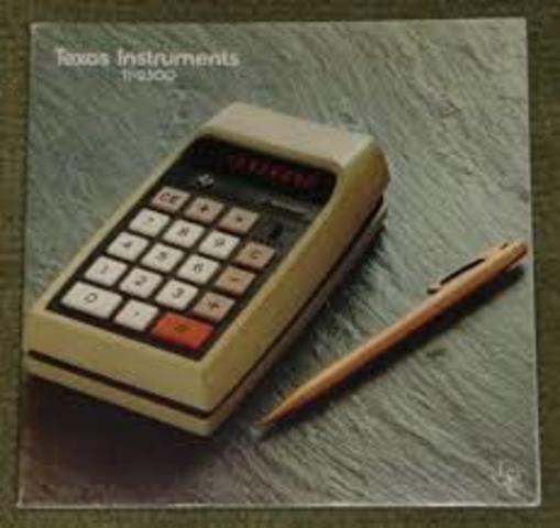 Electronic hand-held calculator—TI-2500 Data Math