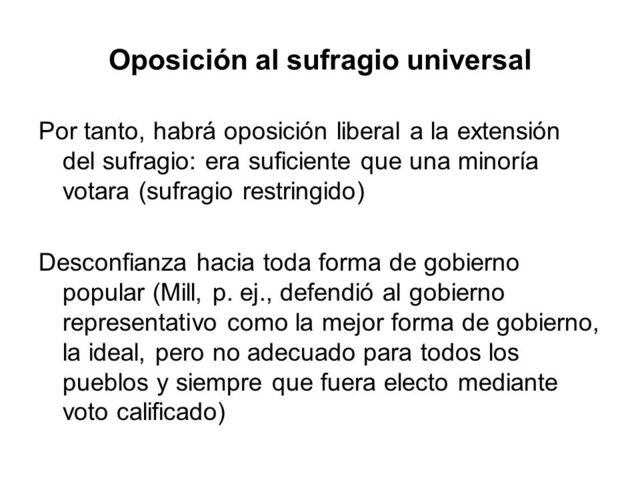 Los derechos ciudadanos y el tránsito del sufragiocensatario al sufragio universal