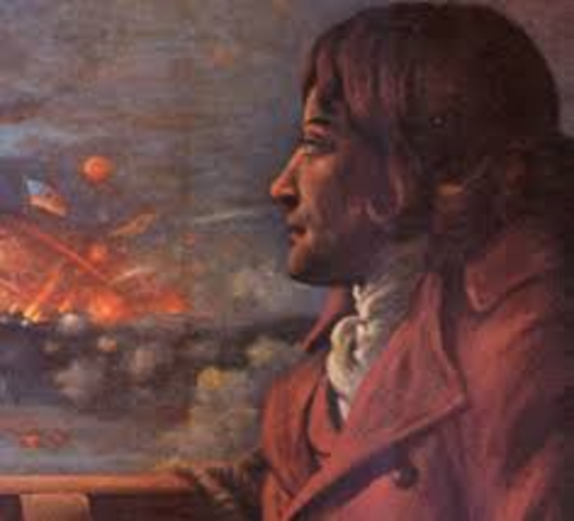 Francis Scott Key Writes National Anthem