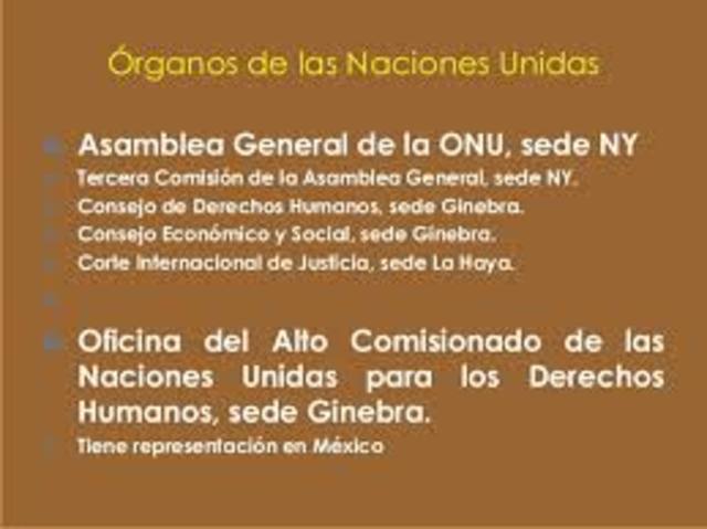 Consideraciones en torno a las actas constitutivasde los organismos especializados de la onu que tienenrelación con los Derechos Humanos