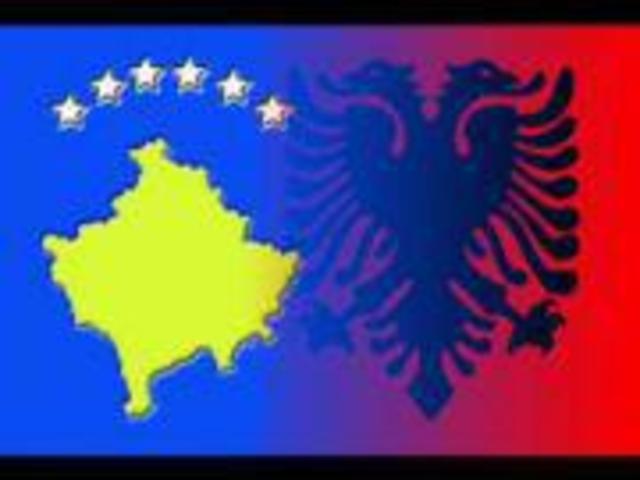 protest between Kosova and Albania