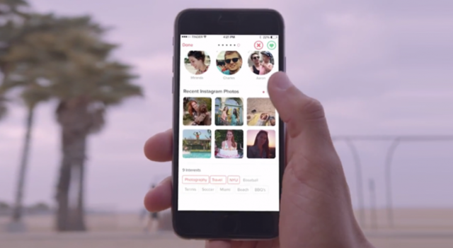Instagram joins forces with Tinder